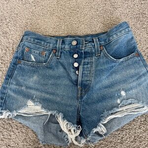 Blue Denim Women's Shorts